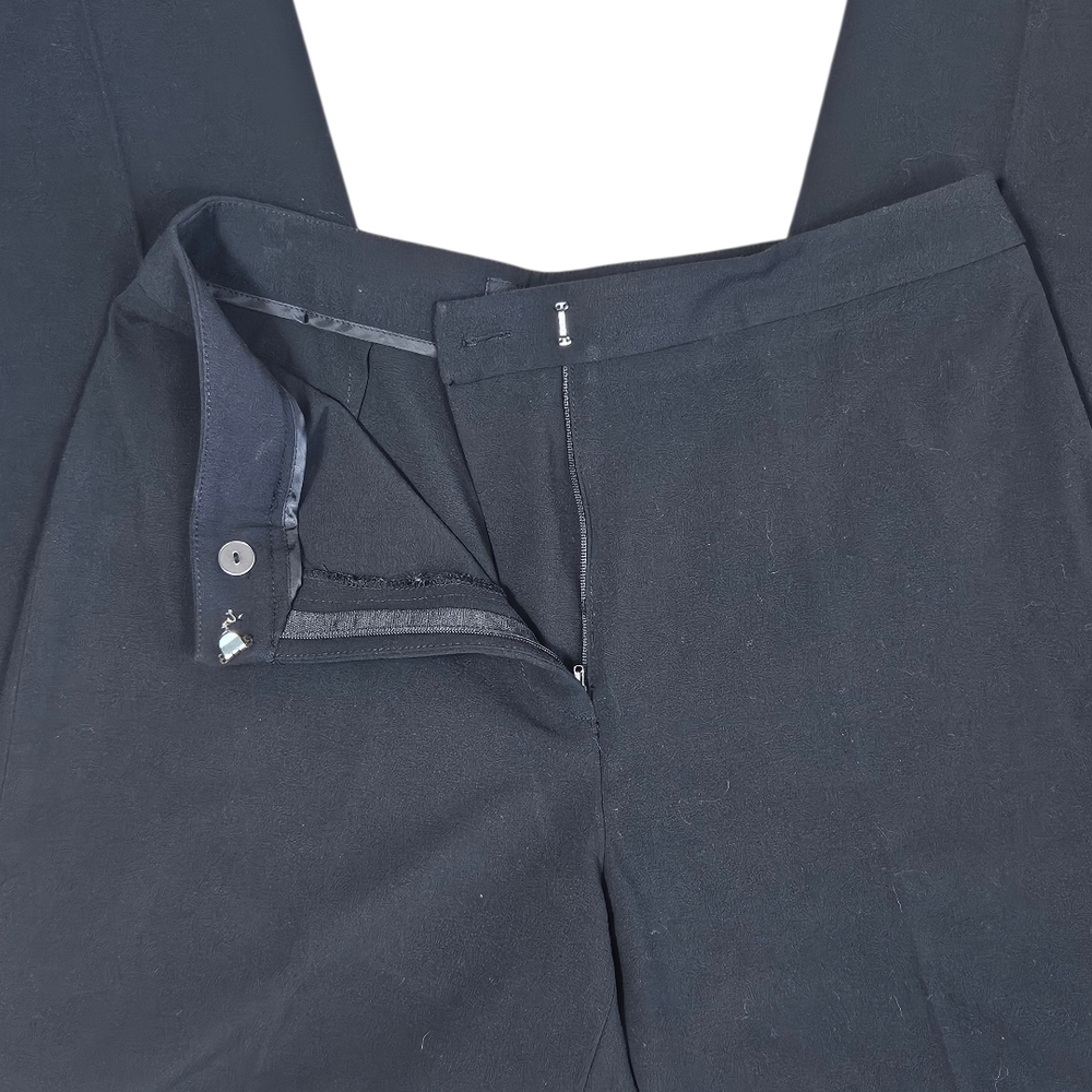 Josephine Chaus Black Straight-Leg Trousers